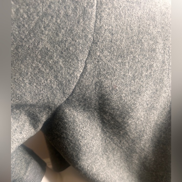 Chico’s 2 Women’s Large Sweater Gray Hook Closure 3/4 Sleeve Knit Cardigan - Picture 7 of 9